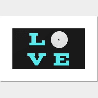 Love Libre - Teal Text Posters and Art